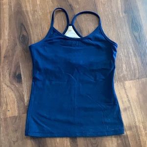 Lululemon Navy Blue Power Y Tank